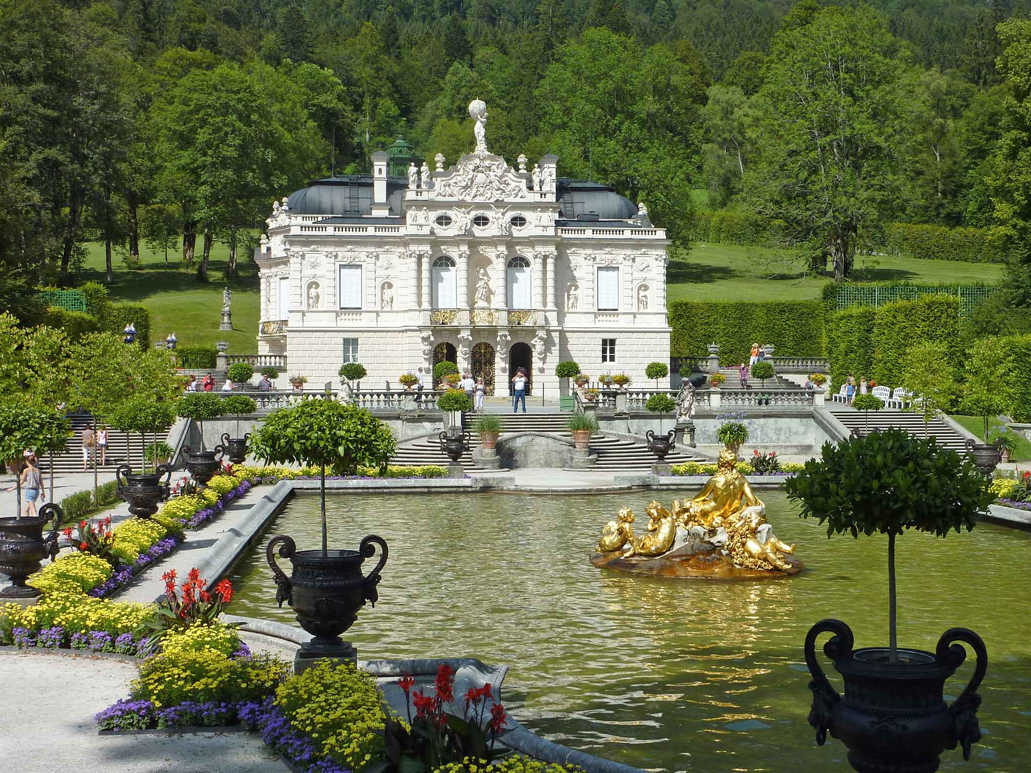Linderhof Castle Favorite Castle Of Fairytale King Ludwig II 