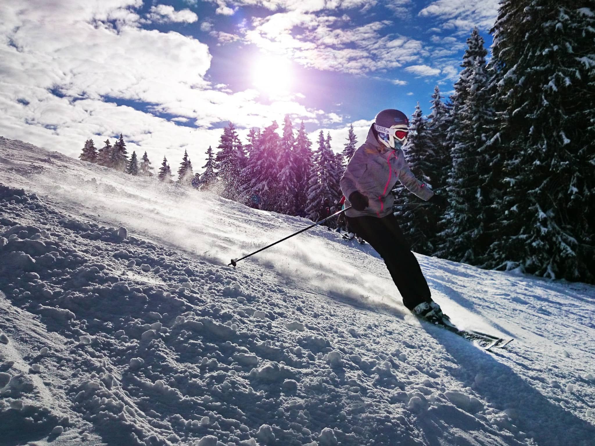 Skifahren in den Ammergauer Alpen